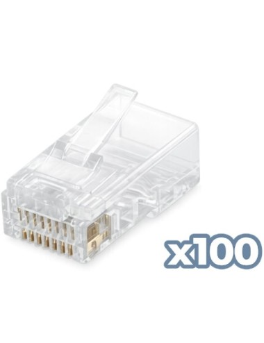 Conector RJ45 Phasak PHK 2240 Cat.6 UTP/ 100 uds