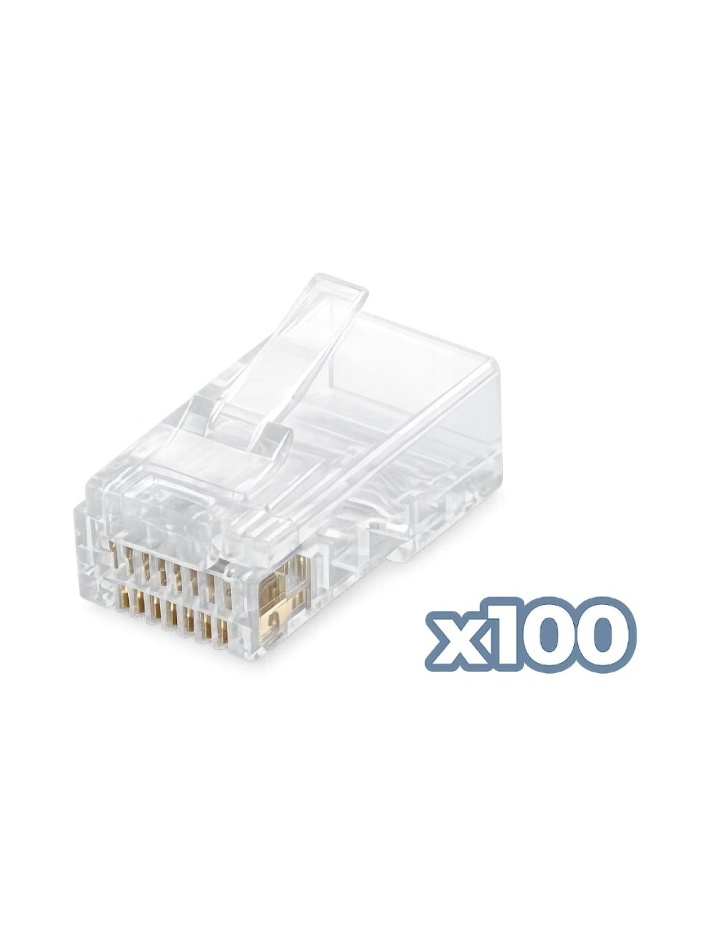 Conector RJ45 Phasak PHK 2240 Cat.6 UTP/ 100 uds