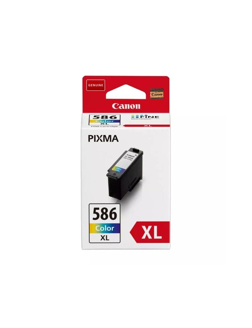 Cartucho de Tinta Original Canon CL-586 XL Alta Capacidad/ Tricolor