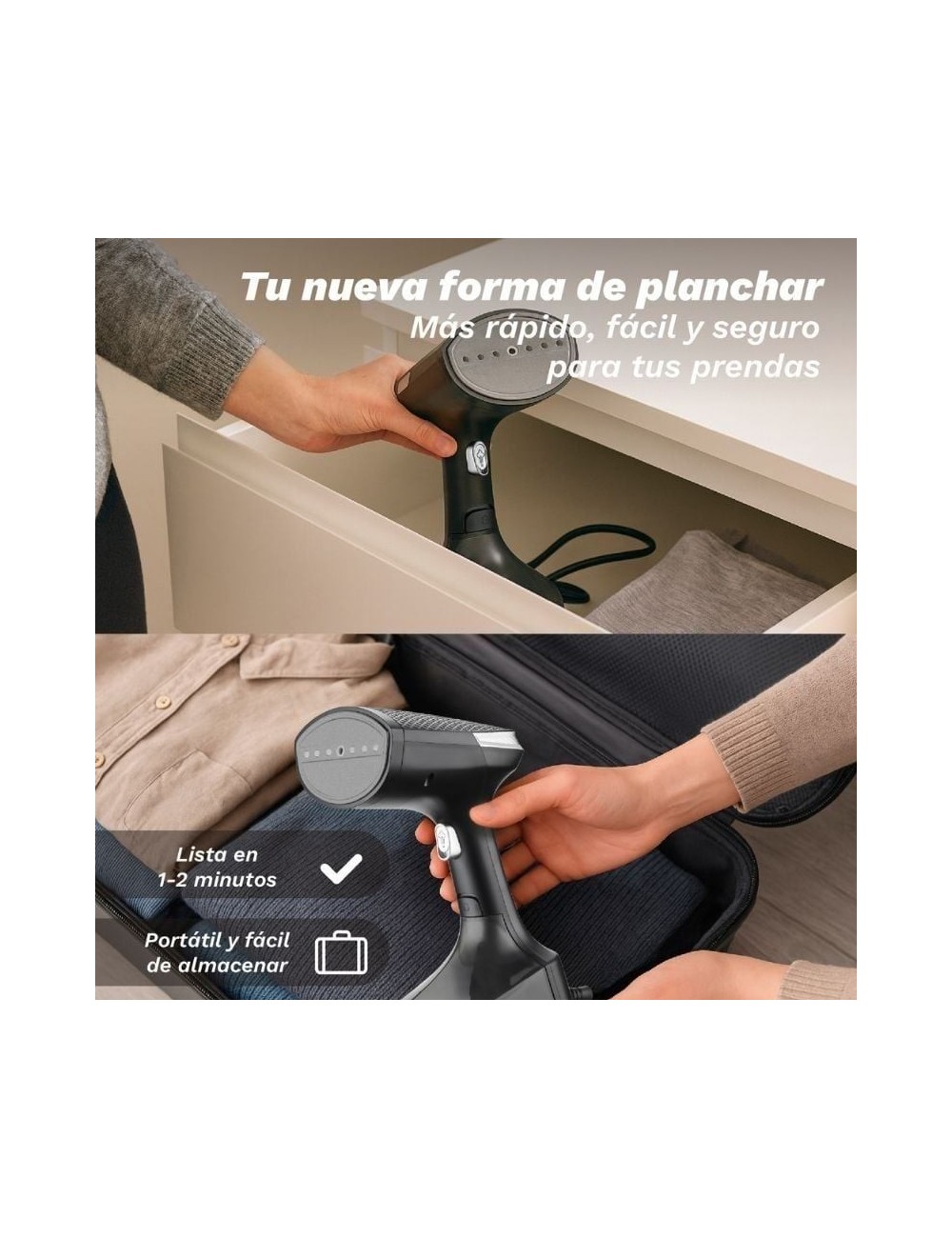 Plancha Vertical Grunkel PV-1600GSO/ 1600W/ Depósito 310ml
