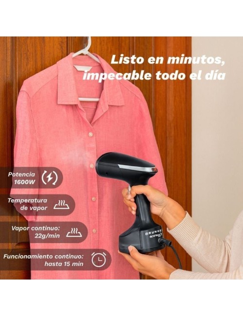 Plancha Vertical Grunkel PV-1600GSO/ 1600W/ Depósito 310ml
