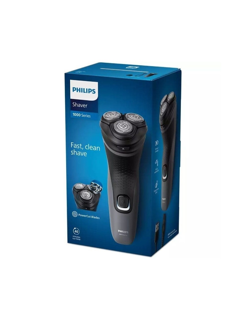 Afeitadora Philips Shaver Series 1000 S1142/00/ con Batería / 1 Accesorio