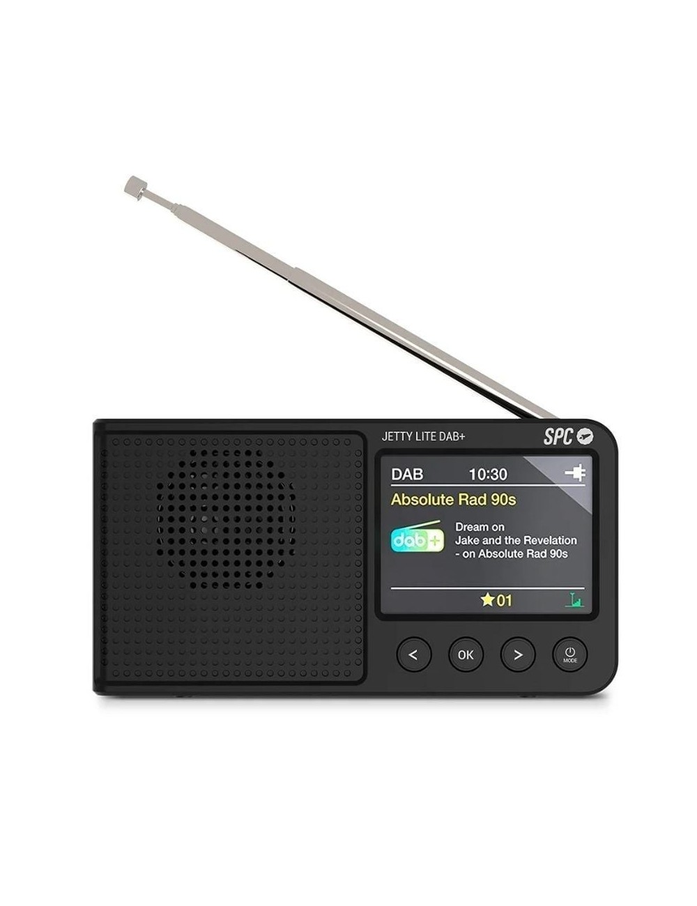 Radio Portátil SPC Jetty Lite Dab+/ con Batería/ Negra