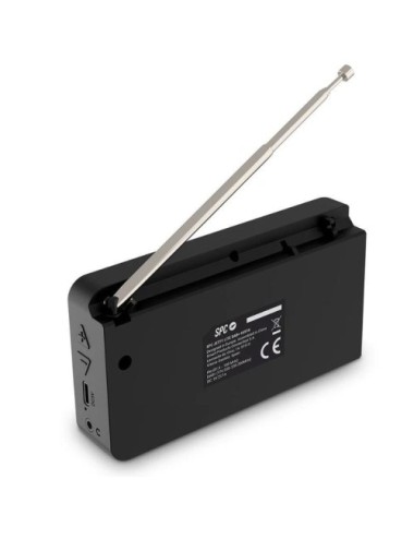 Radio Portátil SPC Jetty Lite Dab+/ con Batería/ Negra