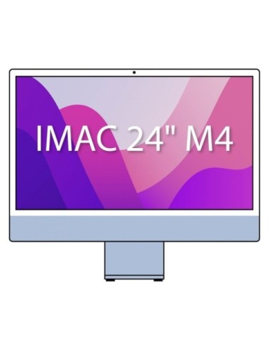 Apple iMac 24' Retina 4,5K / M4 10-Core CPU/ 24Gb/ 512Gb SSD/ 10-Core GPU/ Azul