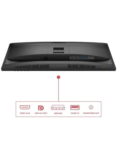 Monitor Profesional AOC Q27E4U 27'/ QHD/ Multimedia/ Regulable en altura/ Negro