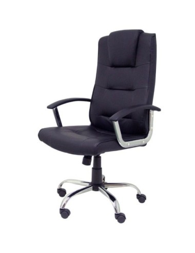 Silla de Oficina Piqueras y Crespo Guadalimar Similpiel 280DBSPNE/ Negro