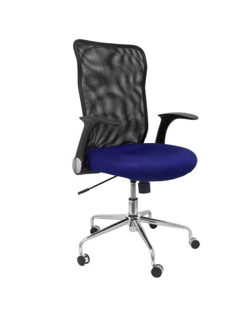 Silla de Oficina Piqueras y Crespo Minaya 4031AZ/ Azul y Negra