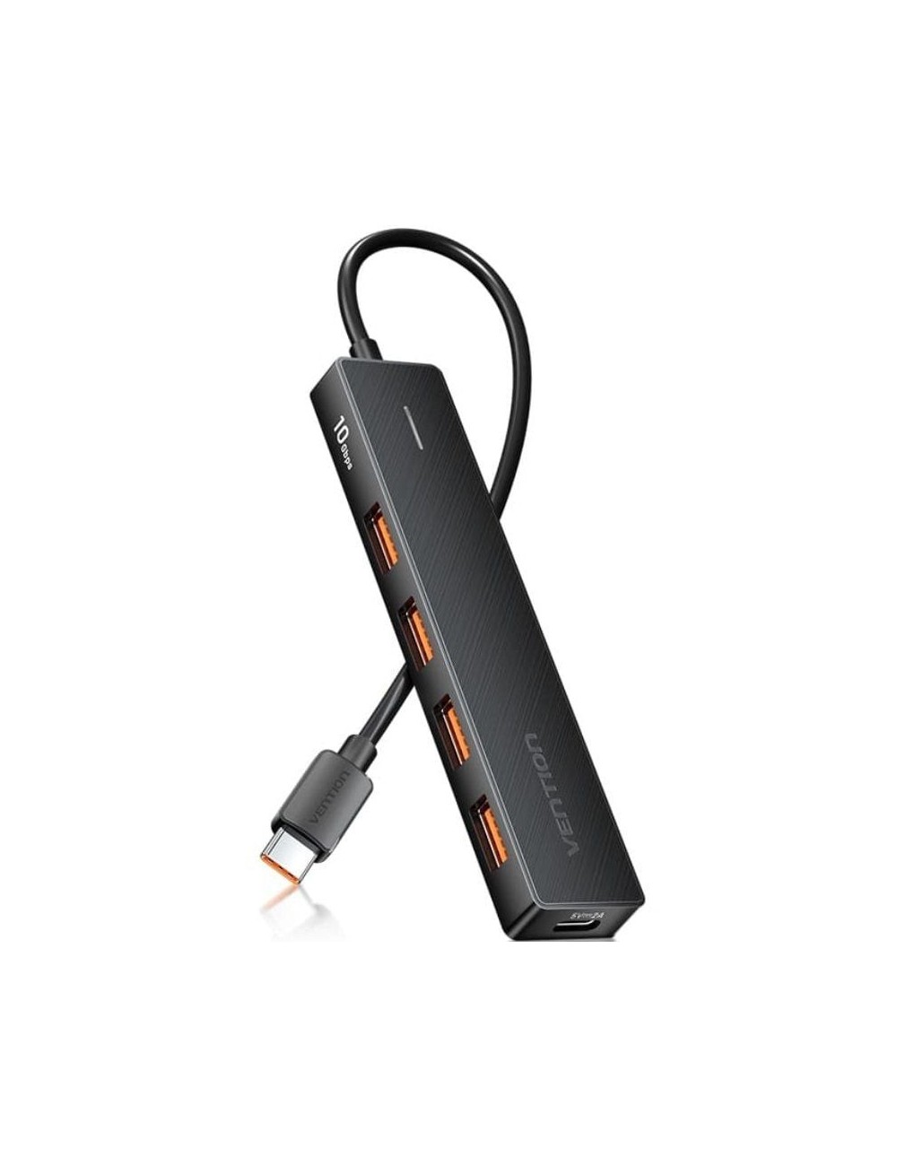 Hub USB 3.2 Vention CHJBB/ 4xUSB/ 1xUSB Tipo-C