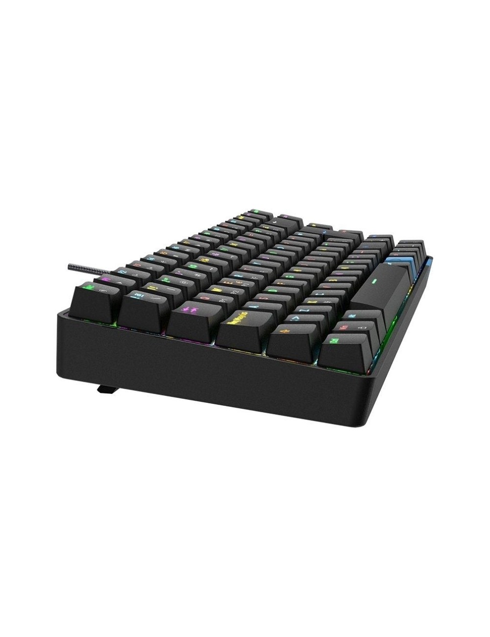 Teclado Gaming Mecánico Inalámbrico Hiditec GM1K/ Hot-Swap switch Gateron Brown
