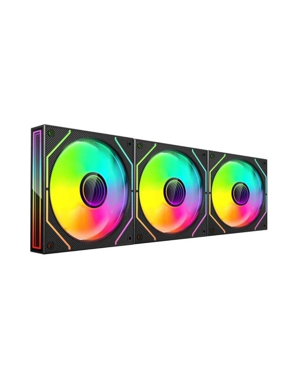 Pack 3 Ventiladores Mars Gaming MF-3DPROKIT/ 12cm + HUB + Mando a Distancia/ ARGB