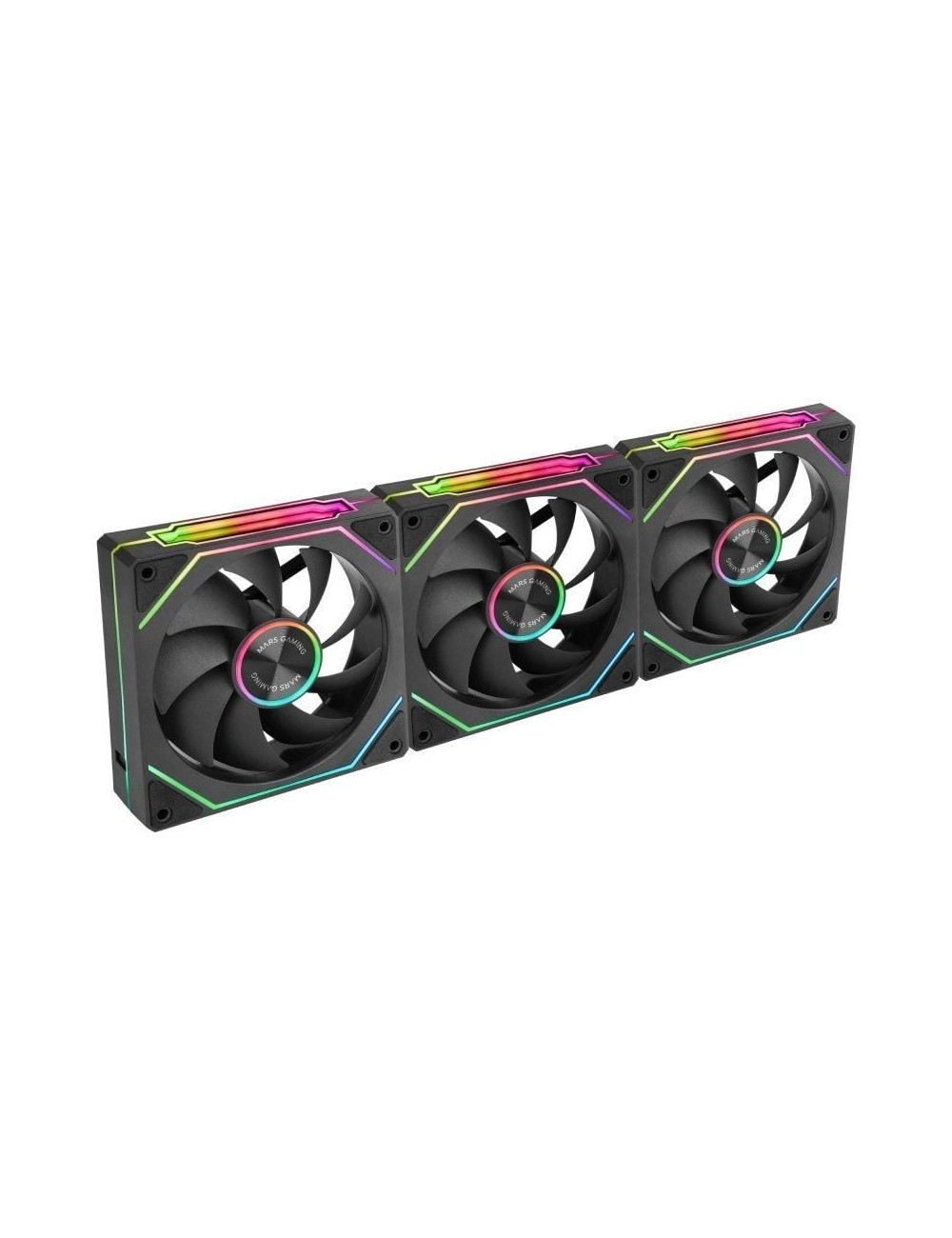 Pack 3 Ventiladores Mars Gaming MF-LINKFINITYKIT2/ 12cm/ ARGB