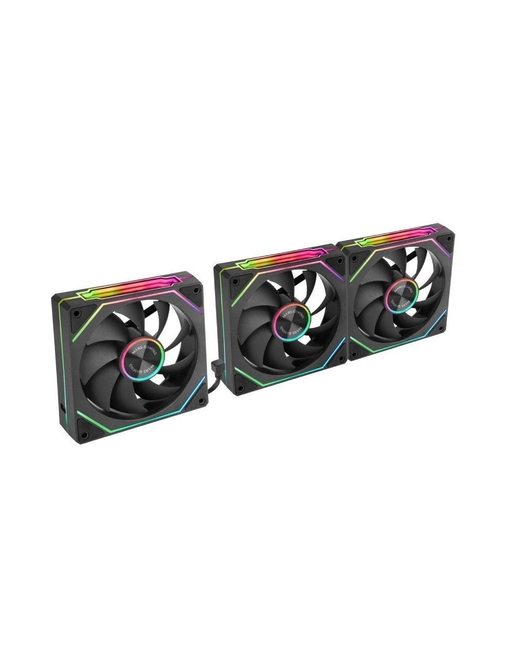 Pack 3 Ventiladores Mars Gaming MF-LINKFINITYKIT2/ 12cm/ ARGB