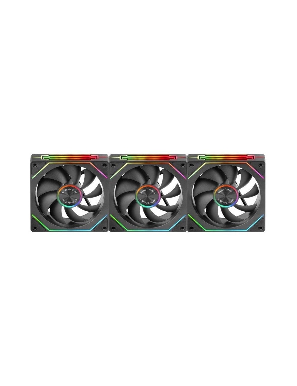 Pack 3 Ventiladores Mars Gaming MF-LINKFINITYKIT2/ 12cm/ ARGB