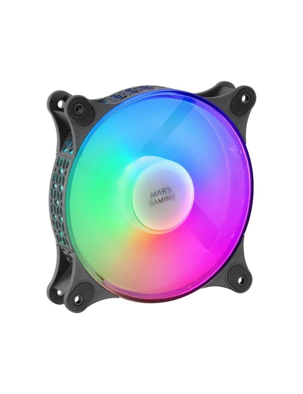 Pack 2 Ventiladores Mars Gaming MFDUO/ 12cm/ FRGB