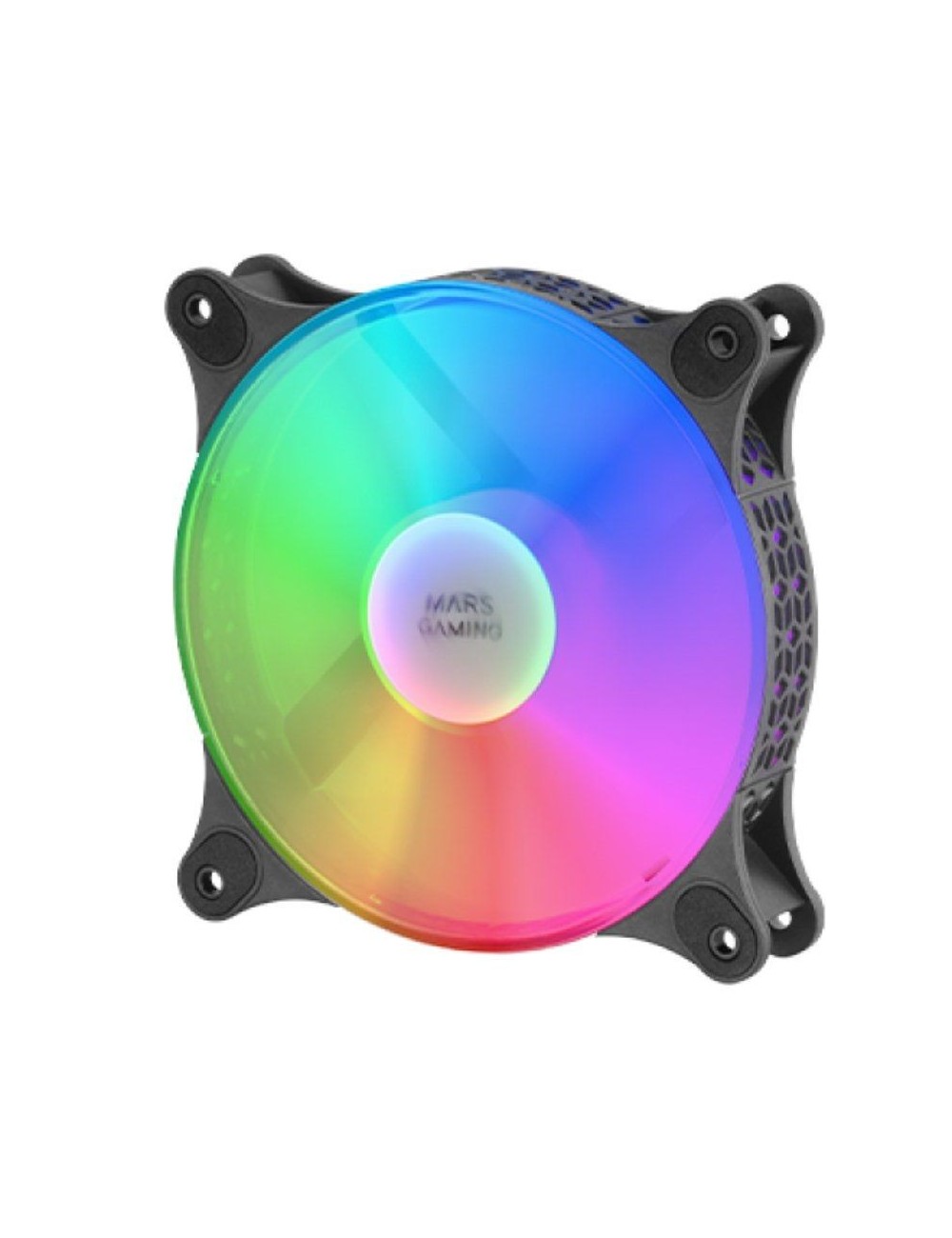 Pack 2 Ventiladores Mars Gaming MFDUO/ 12cm/ FRGB