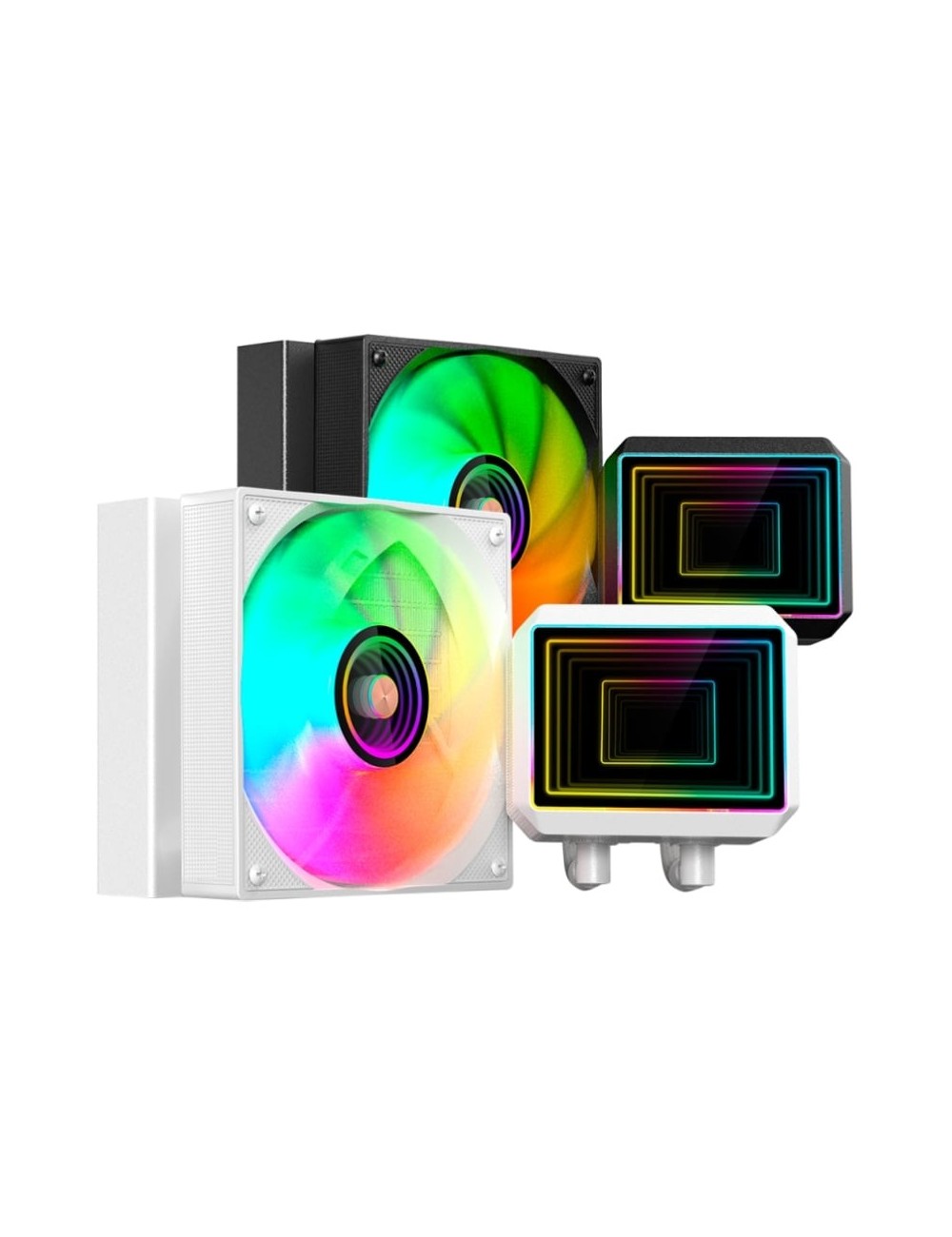 Sistema de Refrigeración Líquida Mars Gaming ML-TWO120/ Blanco