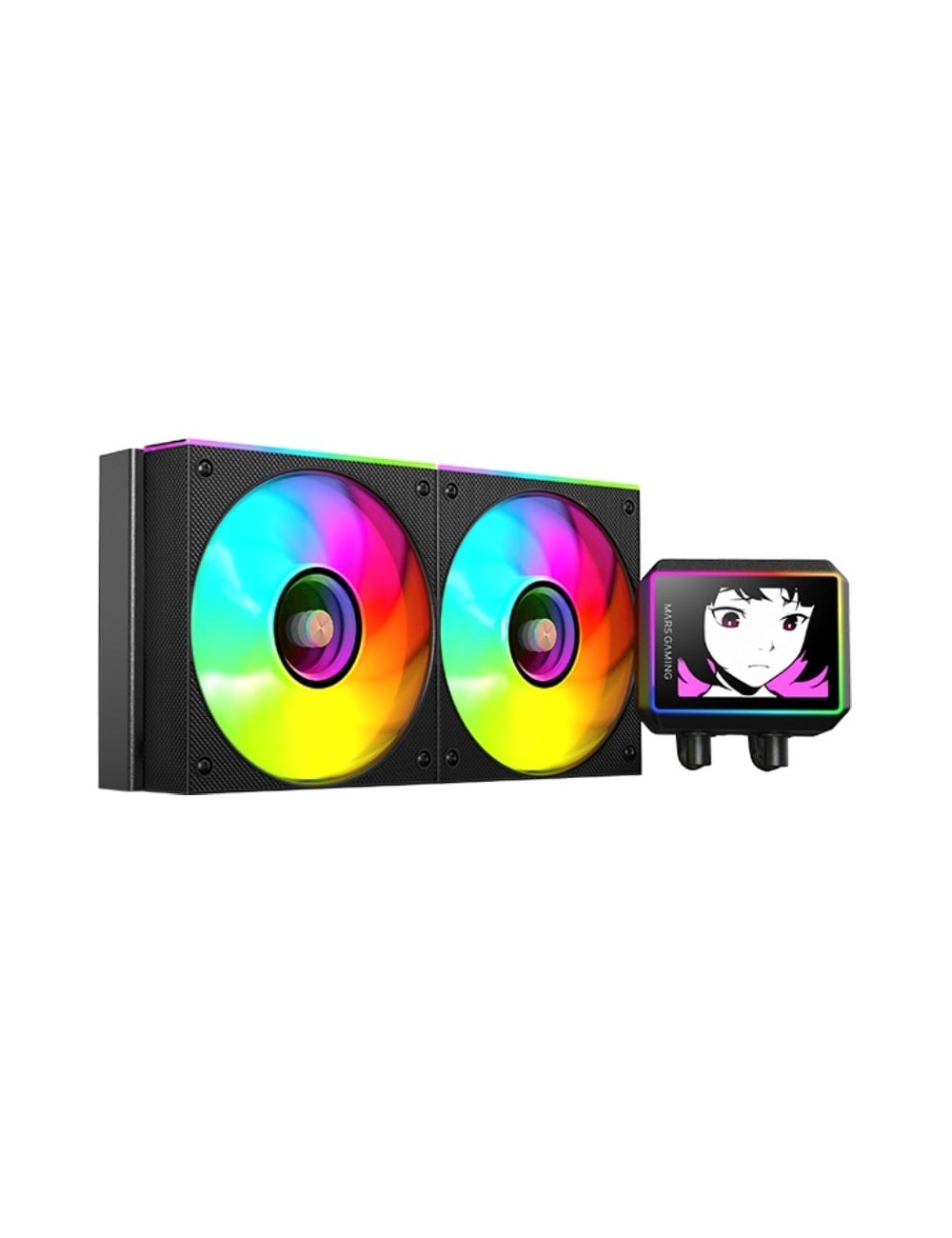 Sistema de Refrigeración Líquida Mars Gaming ML-VISIONII240/ Negro