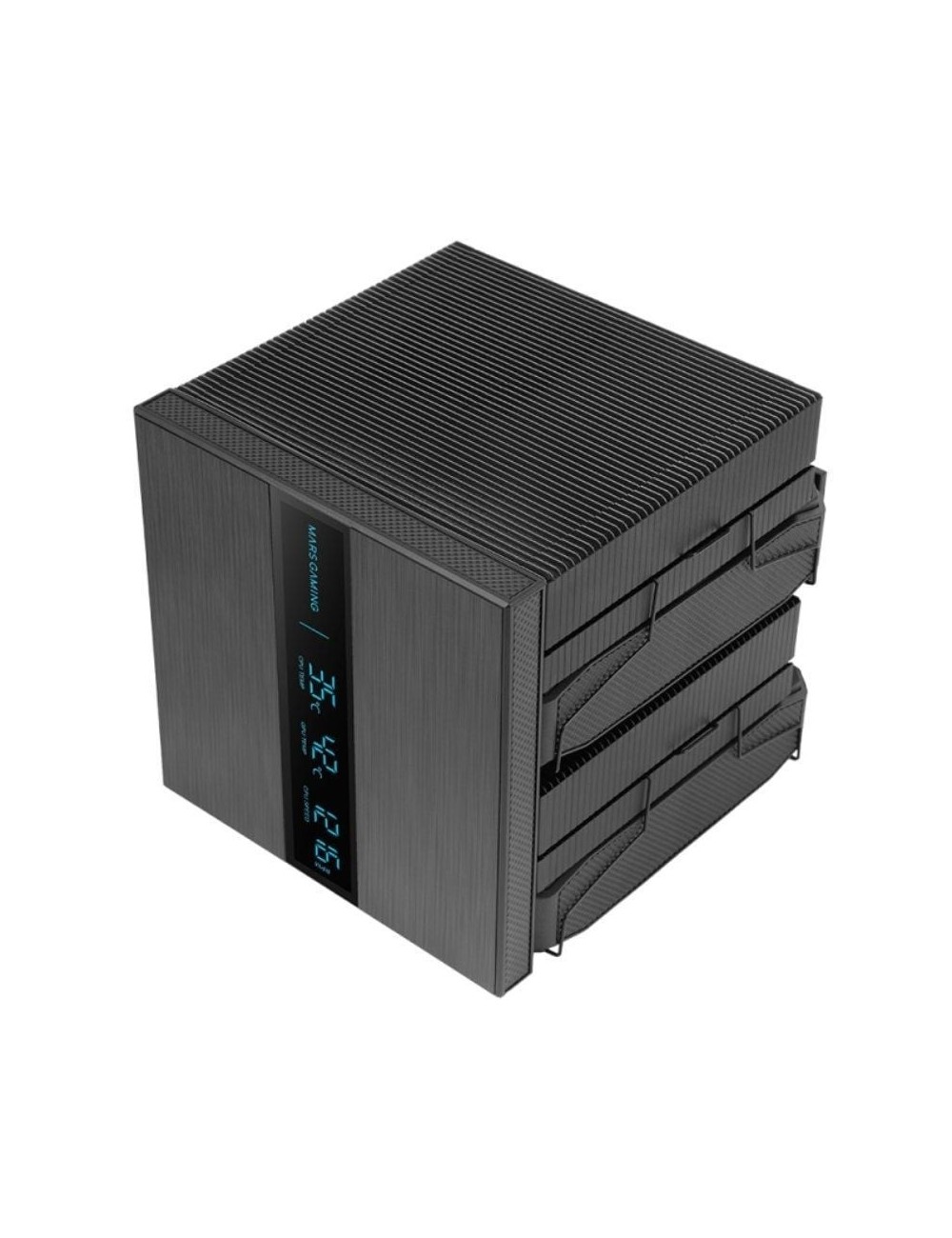 Ventilador con Disipador Mars Gaming MCPU-LCDPRO/ 12cm