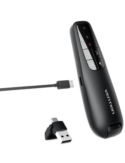 Presentador Inalámbrico Vention KQPB0/ 2.4GHz/ Negro