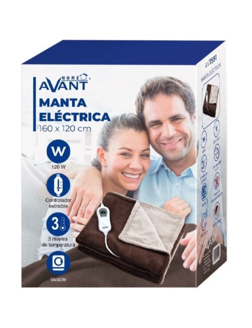 Manta Eléctrica Avant AV7591/ Marrón y Beige