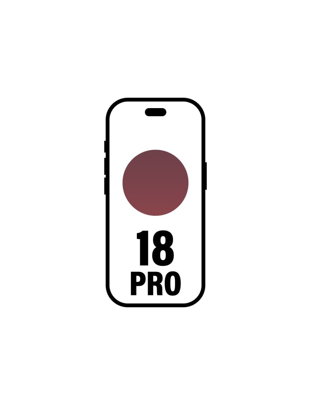 Smartphone Apple iPhone 18 Pro 2TB/ 6.3'/ 5G/ Burdeos
