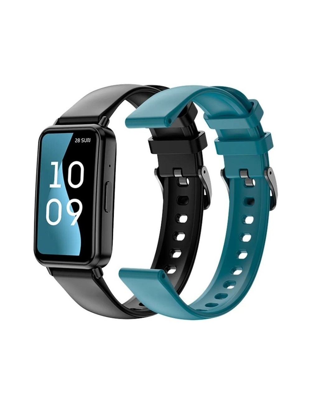 Smartwatch SPC Duo Fit/ Notificaciones/ Frecuencia Cardíaca/ Negro Oscuro