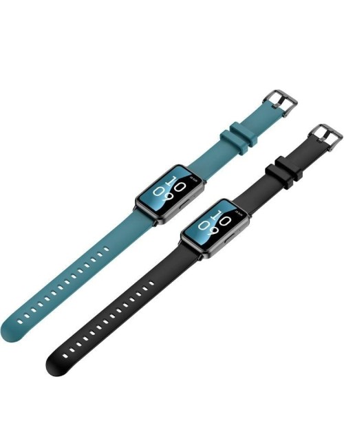 Smartwatch SPC Duo Fit/ Notificaciones/ Frecuencia Cardíaca/ Negro Oscuro