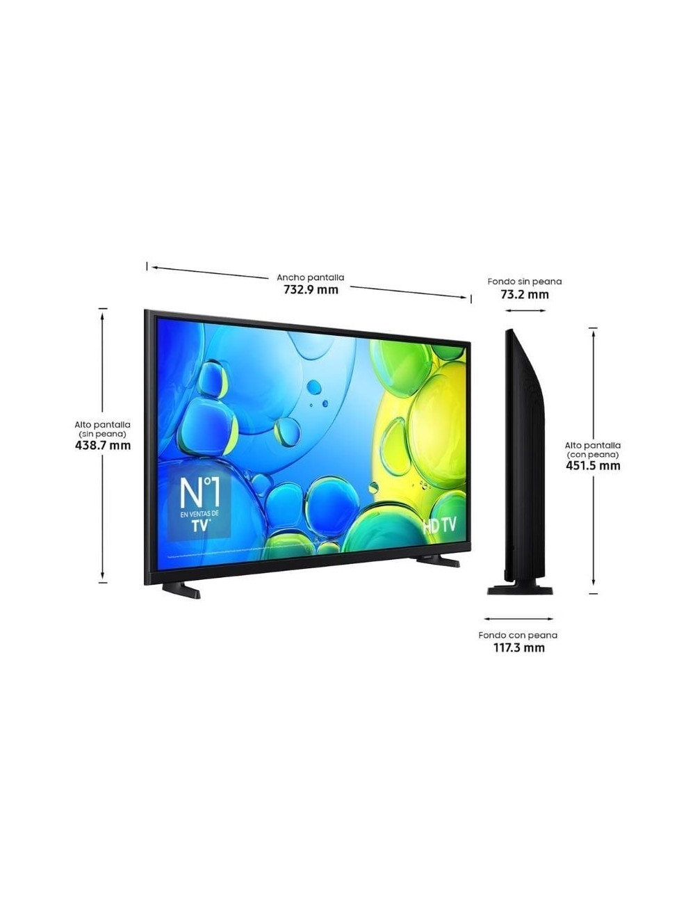 Televisor Samsung TU32F6005FK 32'/ Full HD/ Smart TV/ WiFi