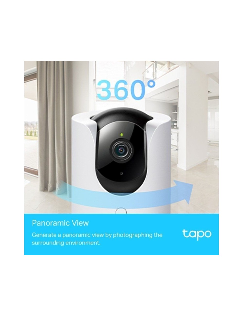 Cámara de Videovigilancia TP-Link Tapo C225/ 120º/ Visión Nocturna/ Control desde APP