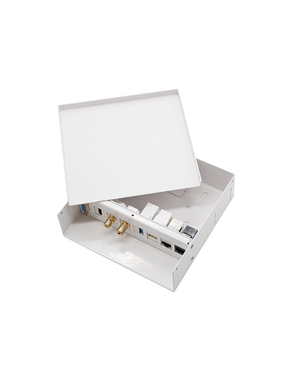 Caja de Conexiones Nanocable 10.35.0003/ VGA - HDMI - Jack 3.5 - RCA - USB 3.0 - USB 2.0 - 2x RJ45