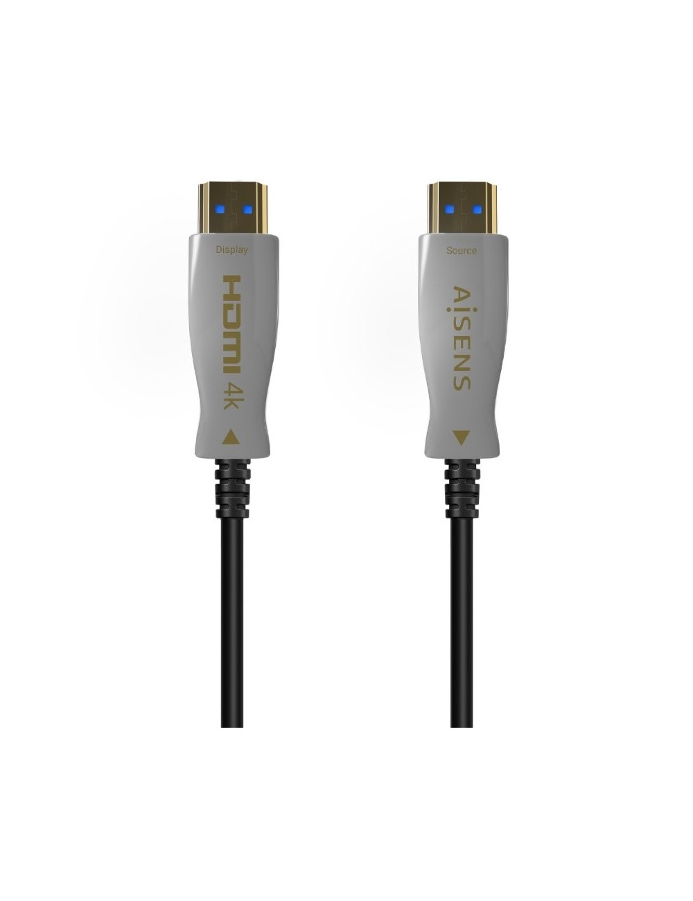 Cable HDMI 2.0 AOC 4K Aisens A148-0698/ HDMI Macho - HDMI Macho/ 100m/ Negro