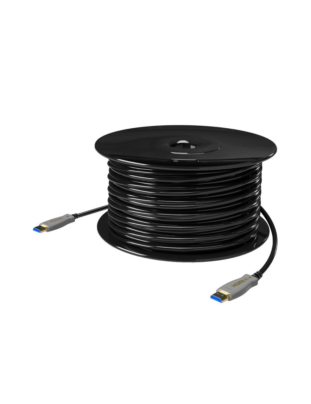 Cable HDMI 2.0 AOC 4K Aisens A148-0698/ HDMI Macho - HDMI Macho/ 100m/ Negro