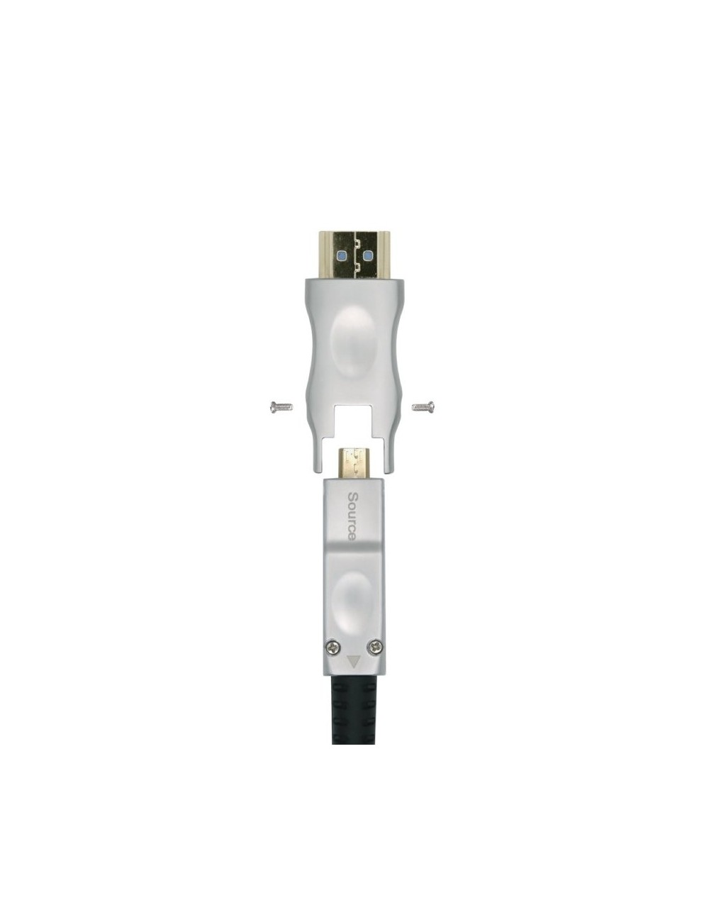 Cable HDMI 2.0 AOC 4K Desmontable Aisens A148-0512/ HDMI Macho / D Macho - HDMI Macho/ 30m/ Negro
