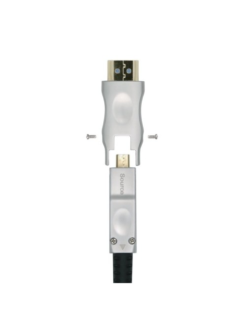 Cable HDMI 2.0 AOC 4K Desmontable Aisens A148-0512/ HDMI Macho / D Macho - HDMI Macho/ 30m/ Negro