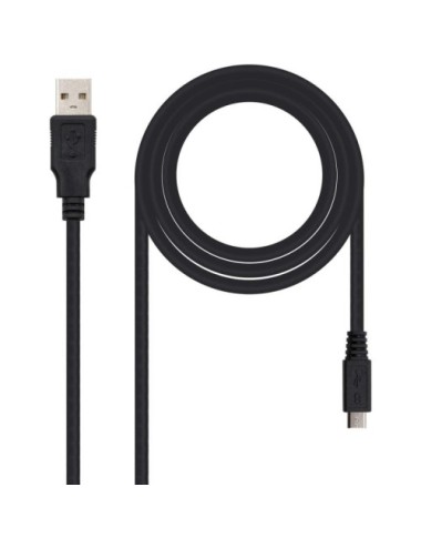 CABLE USB NANOCABLE USB MASCLE A MICRO USB 3MTS NEGRE ( 10.01.0503 )