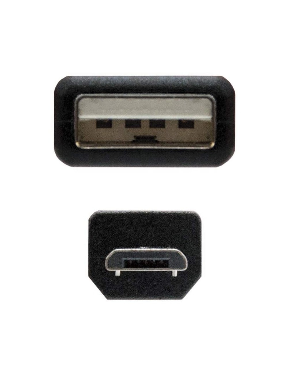 CABLE USB NANOCABLE USB MASCLE A MICRO USB 3MTS NEGRE ( 10.01.0503 )