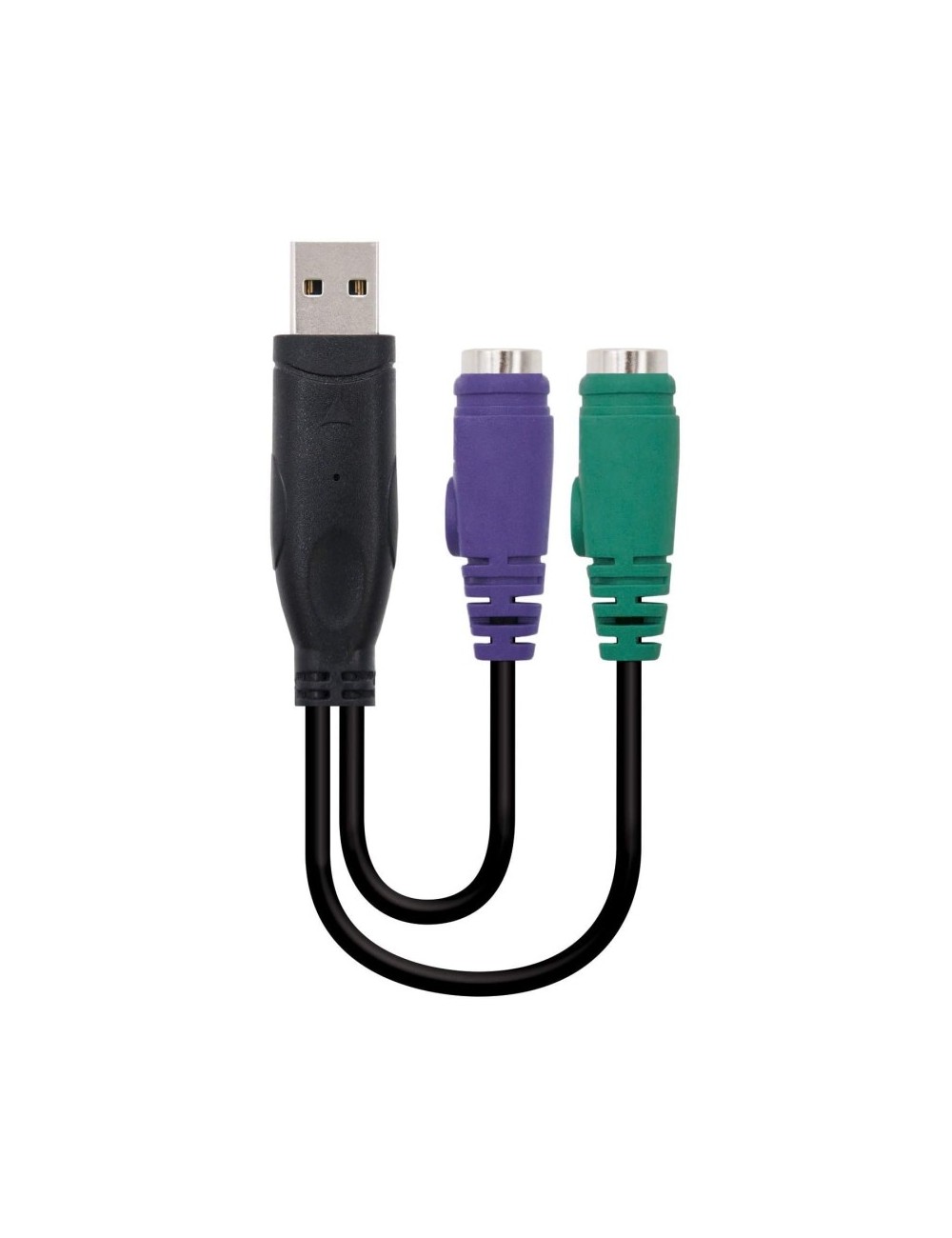 Conversor Nanocable 10.03.0101/ PS Hembra - USB Macho