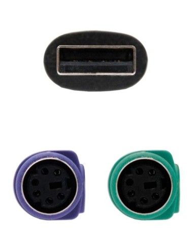 Conversor Nanocable 10.03.0101/ PS Hembra - USB Macho