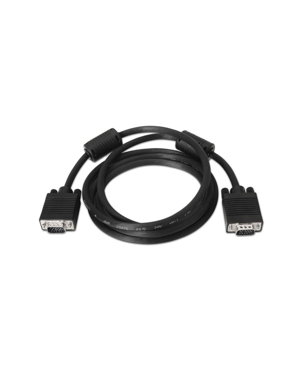 Cable SVGA Nanocable 10.15.0101/ VGA Macho - VGA Macho/ 1m/ Negro