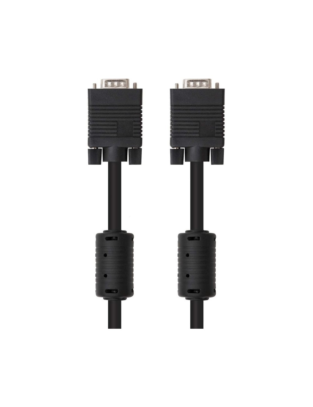 Cable SVGA Nanocable 10.15.0101/ VGA Macho - VGA Macho/ 1m/ Negro