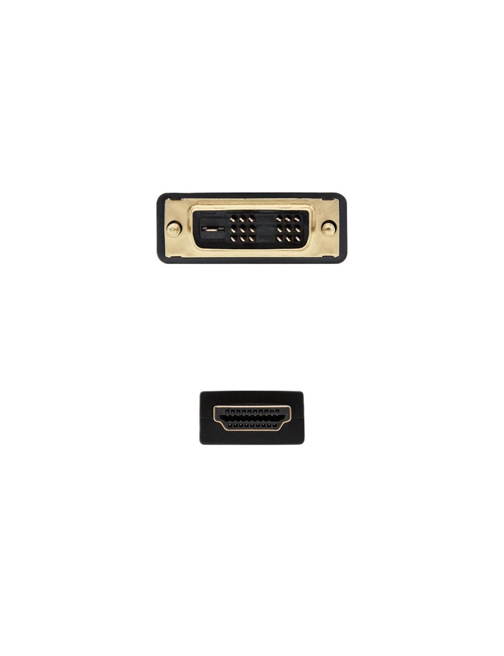 Cable HDMI Nanocable 10.15.0502/ DVI Macho - HDMI Macho/ 1.8m/ Negro