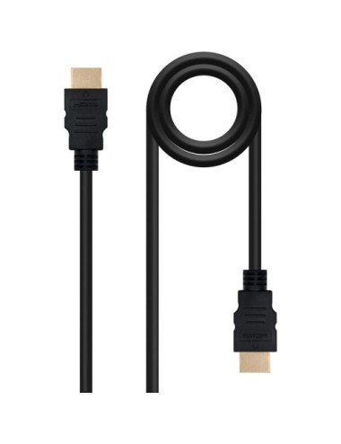 Cable HDMI 1.4 Nanocable 10.15.1707/ HDMI Macho - HDMI Macho/ 7m/ Negro