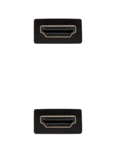 Cable HDMI 1.4 Nanocable 10.15.1810/ HDMI Macho - HDMI Macho/ 10m/ Negro