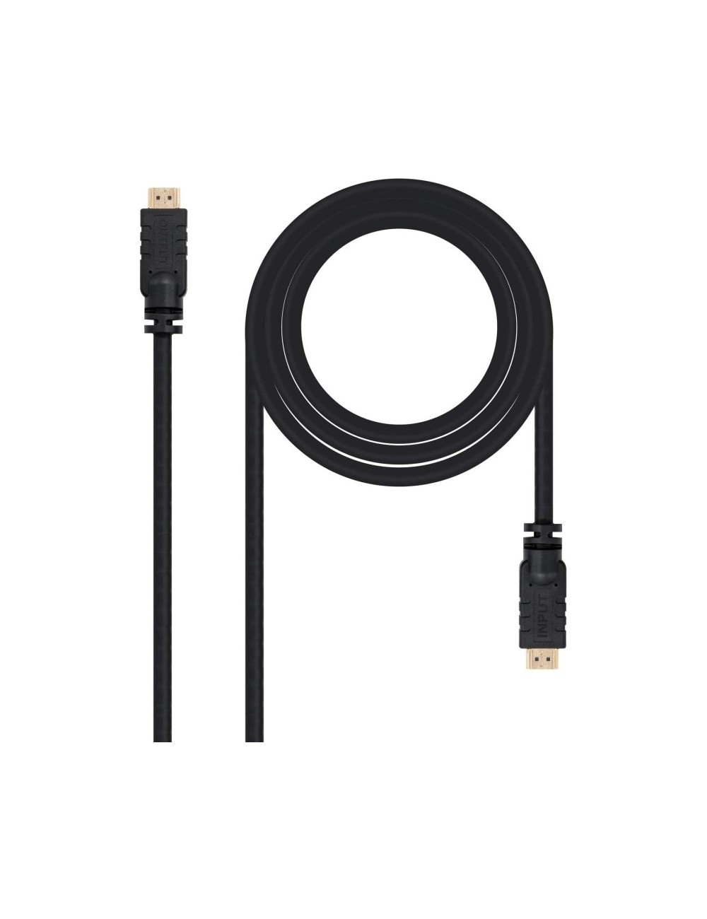 Cable HDMI 1.4 Nanocable 10.15.1815/ HDMI Macho - HDMI Macho/ 15m/ Negro