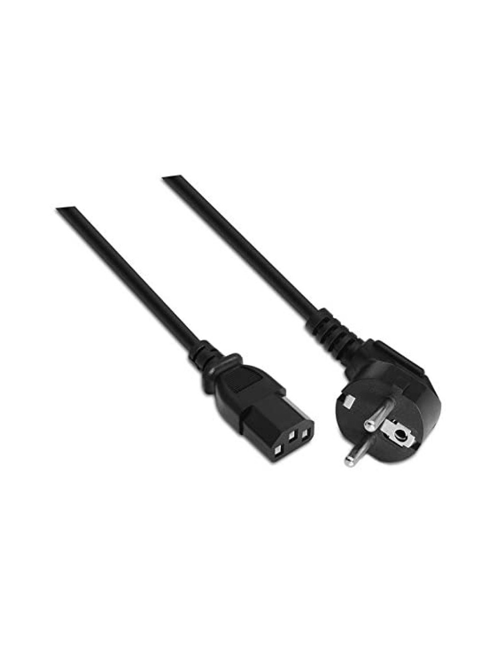 Cable Alimentación Nanocable 10.22.0102/ Schuko Macho - C13 Hembra/ 1.5m/ Negro