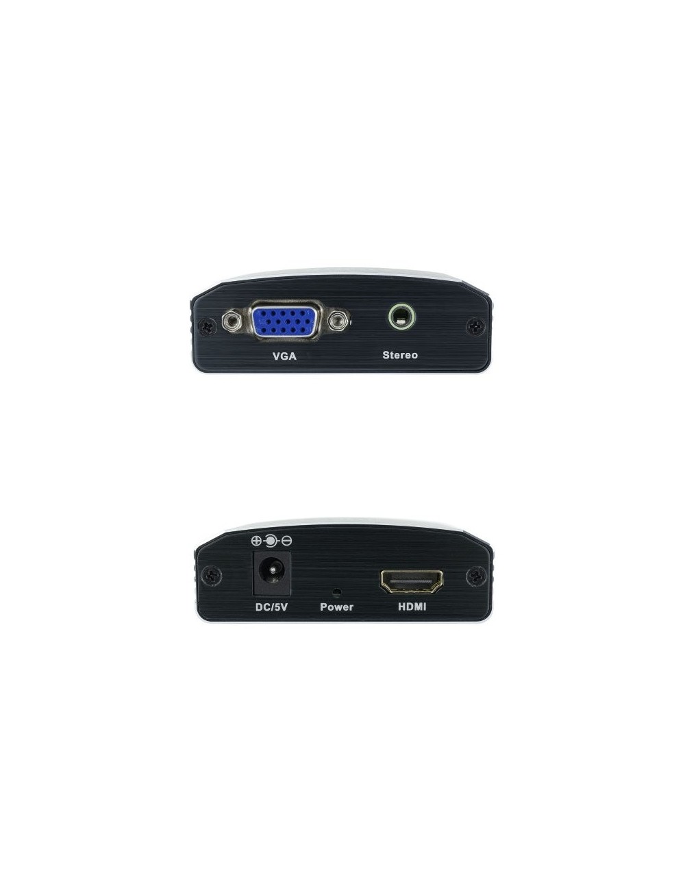 Conversor Nanocable 10.16.2101-BK/ HDMI Hembra - VGA Hembra/ Jack 3.5 Hembra/ 15cm/ Negro