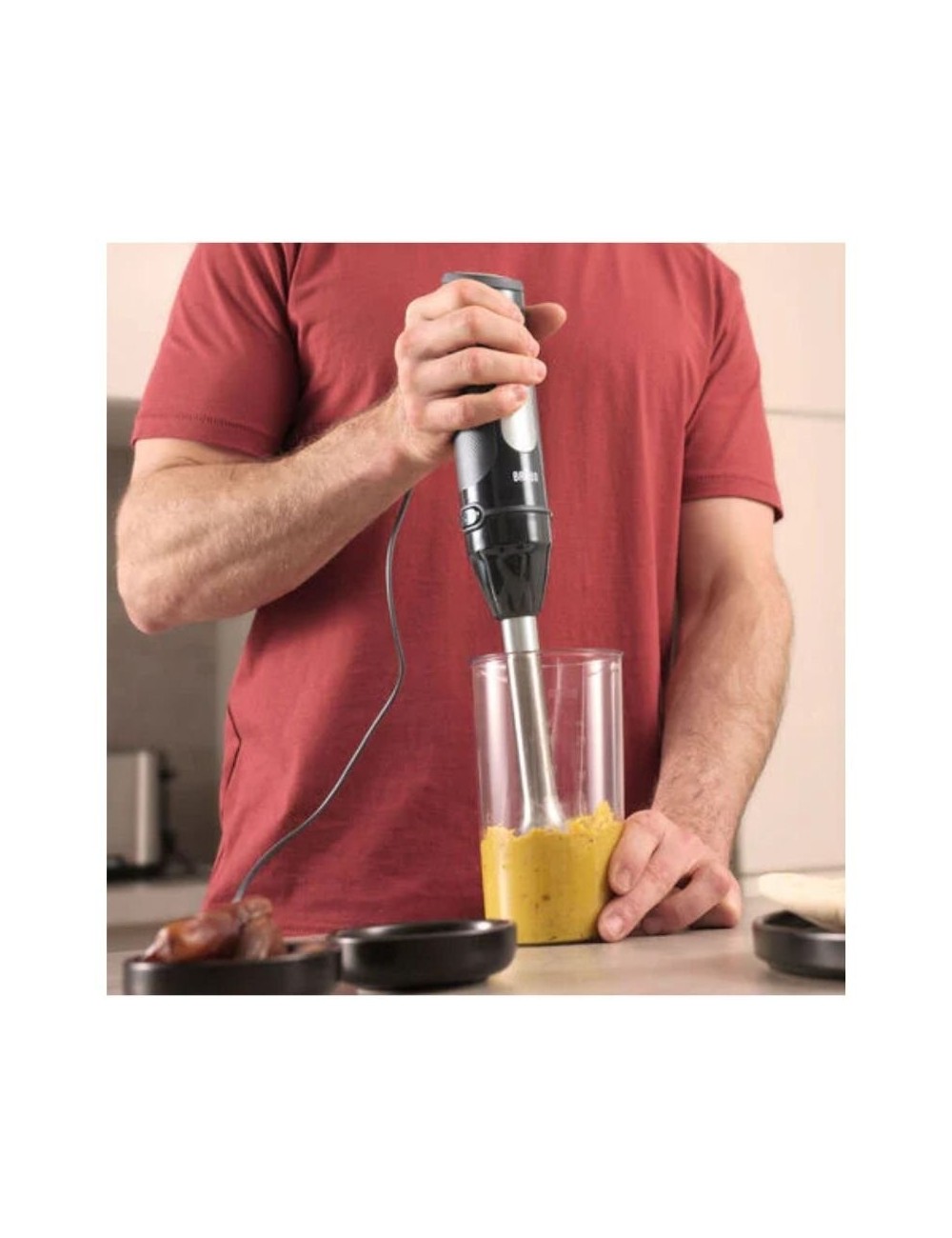 Batidora de mano Braun MultiQuick 5 Pro Hand Blender MQ 55236 M/ 1000W/ 26 Velocidades