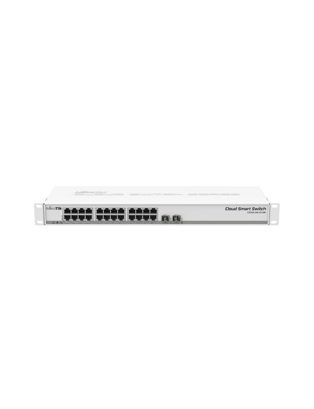 Switch Mikrotik CSS326-24G-2S+RM 26 Puertos/ RJ45 10/100/1000/ SFP/ PoE IN
