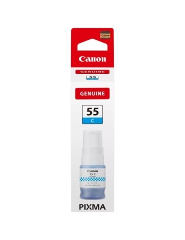 Botella de Tinta Original Canon GI-55/ Cian